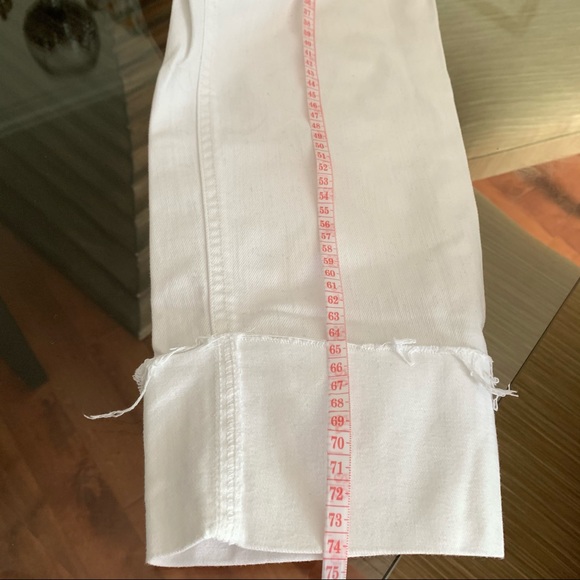 Maternity White Jeans size L cropped length - Picture 8 of 8